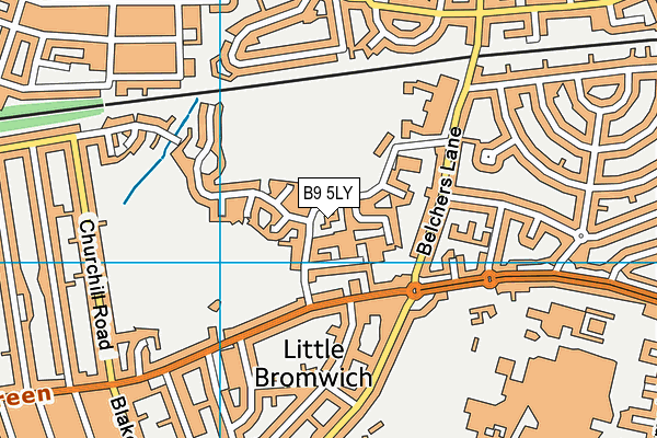B9 5LY map - OS VectorMap District (Ordnance Survey) B9 5LY map - OS VectorMap District (Ordnance Survey)