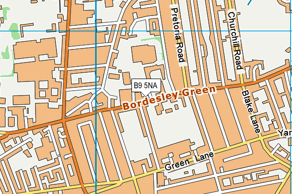 B9 5NA map - OS VectorMap District (Ordnance Survey) B9 5NA map - OS VectorMap District (Ordnance Survey)