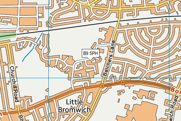 B9 5PH map - OS VectorMap District (Ordnance Survey) B9 5PH map - OS VectorMap District (Ordnance Survey)