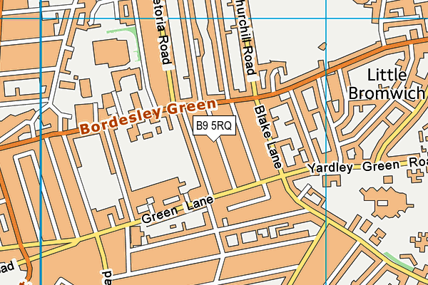 B9 5RQ map - OS VectorMap District (Ordnance Survey) B9 5RQ map - OS VectorMap District (Ordnance Survey)