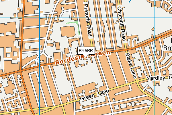 B9 5RR map - OS VectorMap District (Ordnance Survey) B9 5RR map - OS VectorMap District (Ordnance Survey)