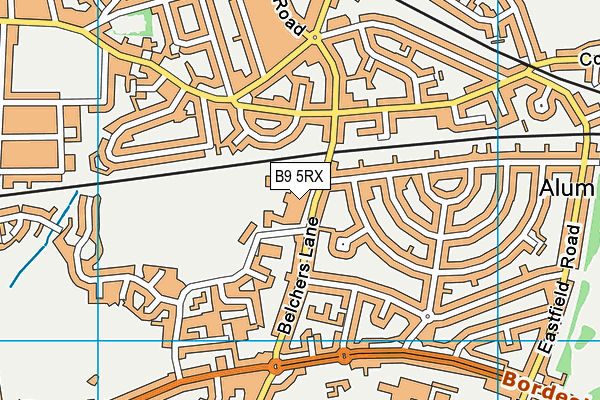 B9 5RX map - OS VectorMap District (Ordnance Survey) B9 5RX map - OS VectorMap District (Ordnance Survey)