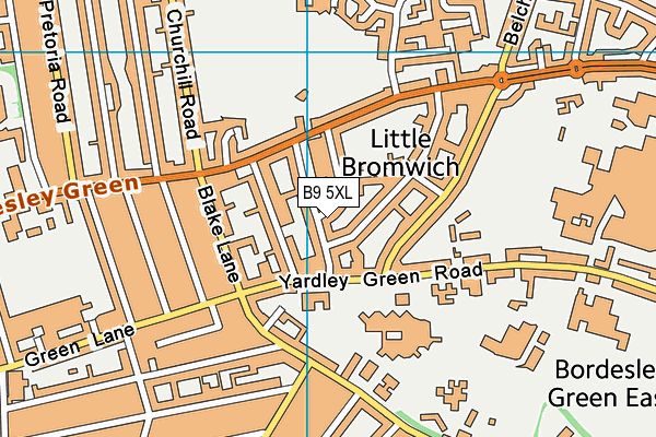 B9 5XL map - OS VectorMap District (Ordnance Survey) B9 5XL map - OS VectorMap District (Ordnance Survey)