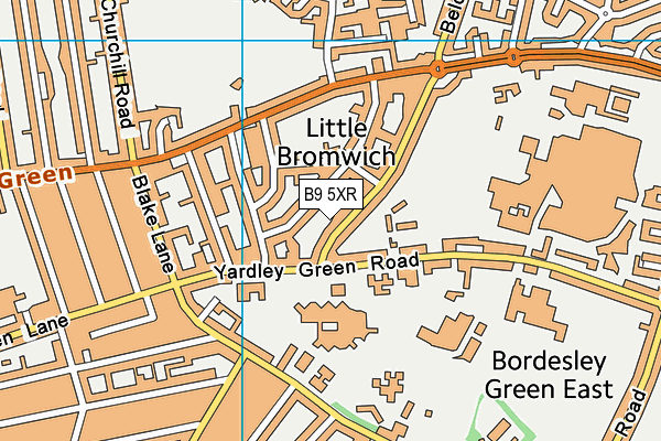 B9 5XR map - OS VectorMap District (Ordnance Survey) B9 5XR map - OS VectorMap District (Ordnance Survey)