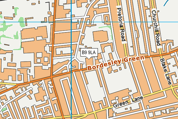 B9 9LA map - OS VectorMap District (Ordnance Survey) B9 9LA map - OS VectorMap District (Ordnance Survey)