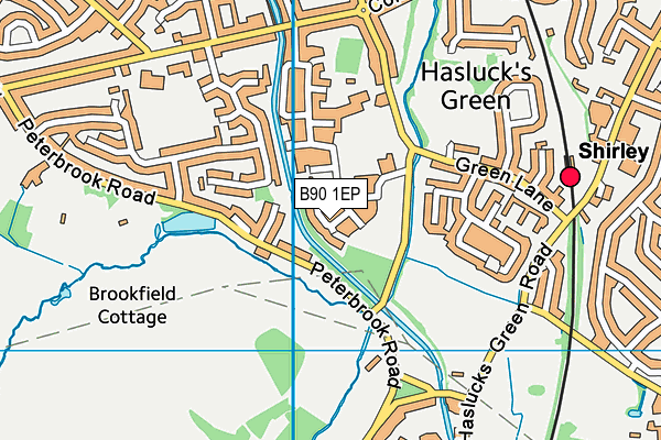B90 1EP map - OS VectorMap District (Ordnance Survey) B90 1EP map - OS VectorMap District (Ordnance Survey)