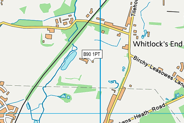B90 1PT map - OS VectorMap District (Ordnance Survey) B90 1PT map - OS VectorMap District (Ordnance Survey)