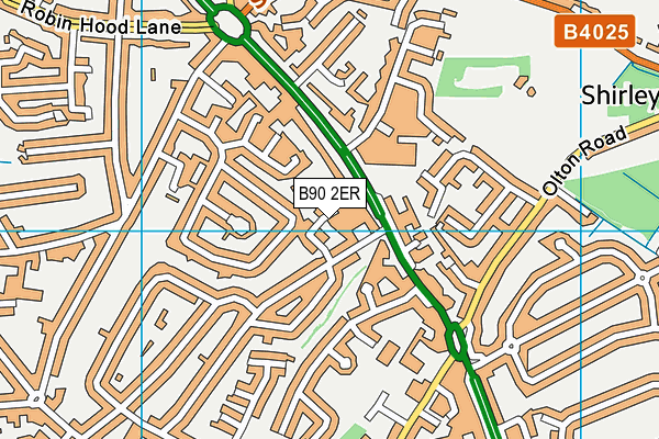 B90 2ER map - OS VectorMap District (Ordnance Survey) B90 2ER map - OS VectorMap District (Ordnance Survey)