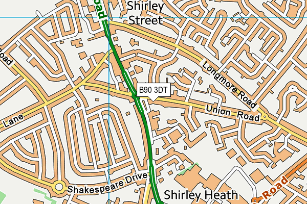 B90 3DT map - OS VectorMap District (Ordnance Survey) B90 3DT map - OS VectorMap District (Ordnance Survey)