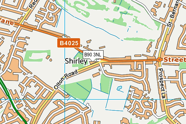 B90 3NL map - OS VectorMap District (Ordnance Survey) B90 3NL map - OS VectorMap District (Ordnance Survey)