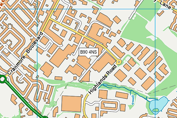 B90 4NS map - OS VectorMap District (Ordnance Survey) B90 4NS map - OS VectorMap District (Ordnance Survey)