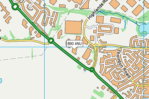 B90 4NU map - OS VectorMap District (Ordnance Survey) B90 4NU map - OS VectorMap District (Ordnance Survey)