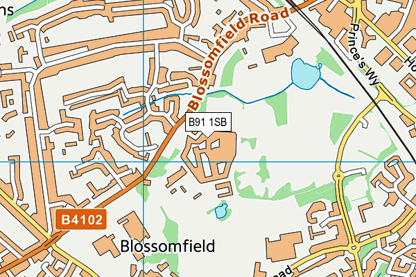B91 1SB map - OS VectorMap District (Ordnance Survey) B91 1SB map - OS VectorMap District (Ordnance Survey)