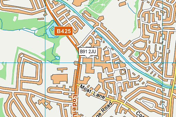 B91 2JU map - OS VectorMap District (Ordnance Survey) B91 2JU map - OS VectorMap District (Ordnance Survey)