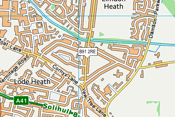 B91 2RE map - OS VectorMap District (Ordnance Survey) B91 2RE map - OS VectorMap District (Ordnance Survey)