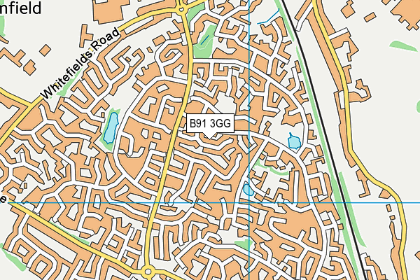 B91 3GG map - OS VectorMap District (Ordnance Survey) B91 3GG map - OS VectorMap District (Ordnance Survey)