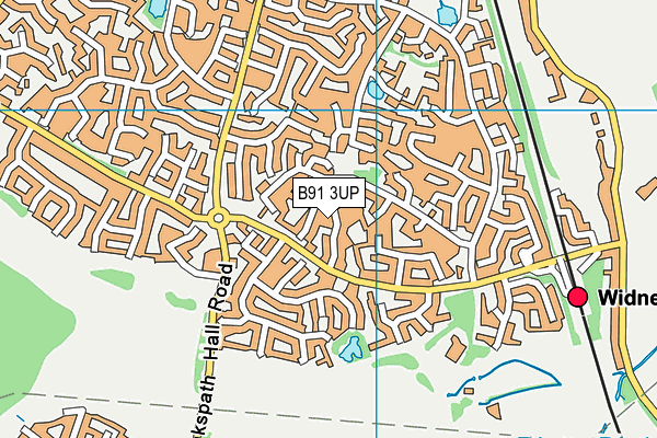 B91 3UP map - OS VectorMap District (Ordnance Survey) B91 3UP map - OS VectorMap District (Ordnance Survey)