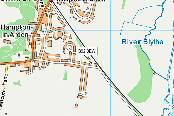 B92 0EW map - OS VectorMap District (Ordnance Survey) B92 0EW map - OS VectorMap District (Ordnance Survey)
