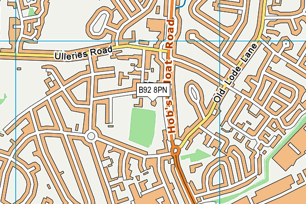 B92 8PN map - OS VectorMap District (Ordnance Survey) B92 8PN map - OS VectorMap District (Ordnance Survey)