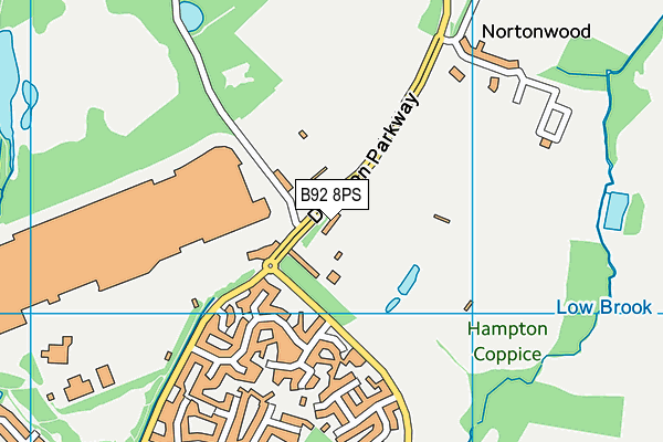 B92 8PS map - OS VectorMap District (Ordnance Survey) B92 8PS map - OS VectorMap District (Ordnance Survey)