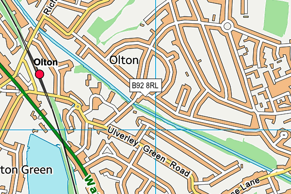 B92 8RL map - OS VectorMap District (Ordnance Survey) B92 8RL map - OS VectorMap District (Ordnance Survey)