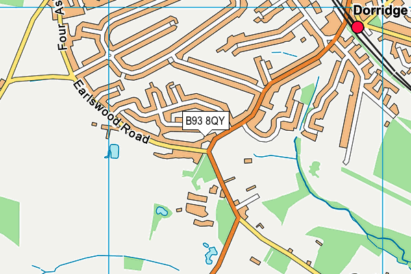 B93 8QY map - OS VectorMap District (Ordnance Survey) B93 8QY map - OS VectorMap District (Ordnance Survey)