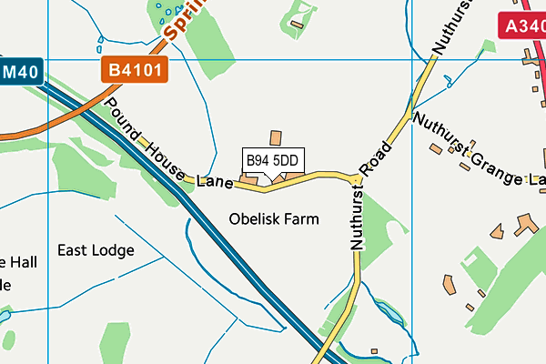 B94 5DD map - OS VectorMap District (Ordnance Survey) B94 5DD map - OS VectorMap District (Ordnance Survey)