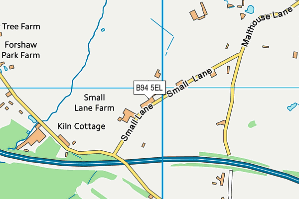 B94 5EL map - OS VectorMap District (Ordnance Survey) B94 5EL map - OS VectorMap District (Ordnance Survey)