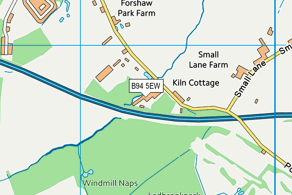 B94 5EW map - OS VectorMap District (Ordnance Survey) B94 5EW map - OS VectorMap District (Ordnance Survey)