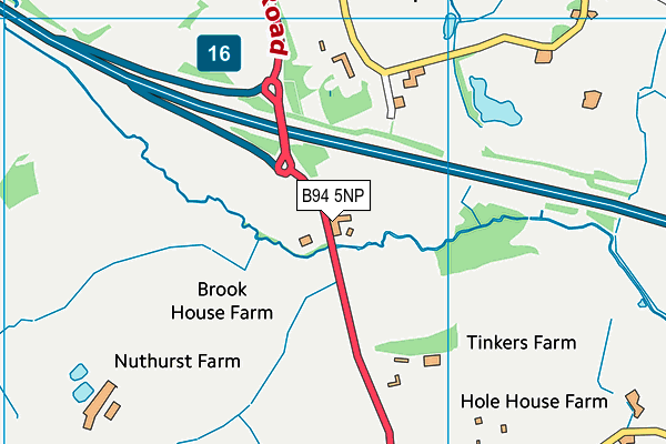 B94 5NP map - OS VectorMap District (Ordnance Survey) B94 5NP map - OS VectorMap District (Ordnance Survey)
