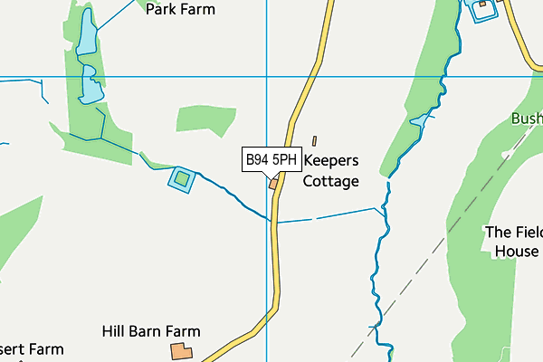 B94 5PH map - OS VectorMap District (Ordnance Survey) B94 5PH map - OS VectorMap District (Ordnance Survey)
