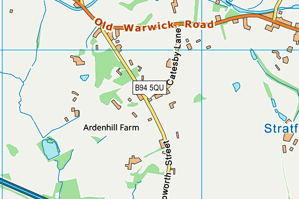 B94 5QU map - OS VectorMap District (Ordnance Survey) B94 5QU map - OS VectorMap District (Ordnance Survey)
