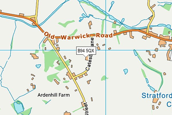 B94 5QX map - OS VectorMap District (Ordnance Survey) B94 5QX map - OS VectorMap District (Ordnance Survey)
