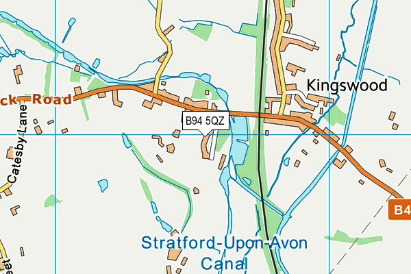 B94 5QZ map - OS VectorMap District (Ordnance Survey) B94 5QZ map - OS VectorMap District (Ordnance Survey)