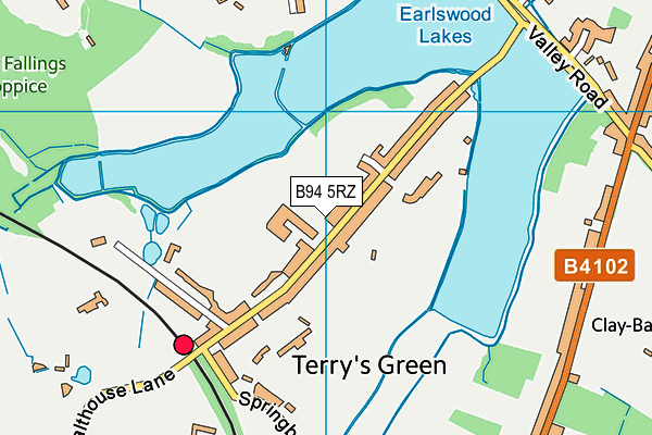 B94 5RZ map - OS VectorMap District (Ordnance Survey) B94 5RZ map - OS VectorMap District (Ordnance Survey)