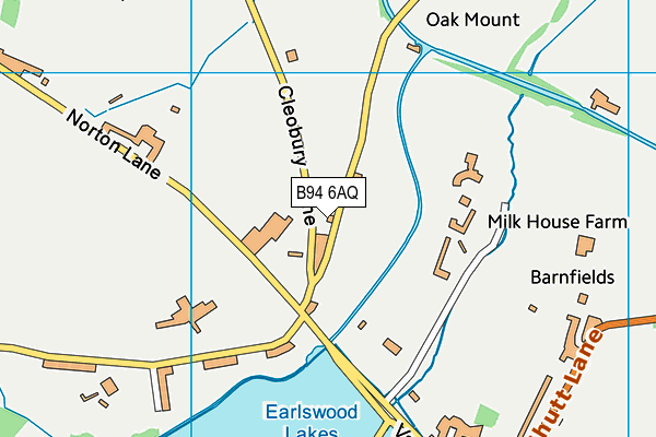 B94 6AQ map - OS VectorMap District (Ordnance Survey) B94 6AQ map - OS VectorMap District (Ordnance Survey)