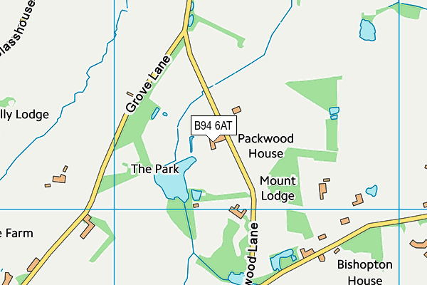 B94 6AT map - OS VectorMap District (Ordnance Survey) B94 6AT map - OS VectorMap District (Ordnance Survey)