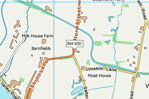 B94 6DD map - OS VectorMap District (Ordnance Survey) B94 6DD map - OS VectorMap District (Ordnance Survey)