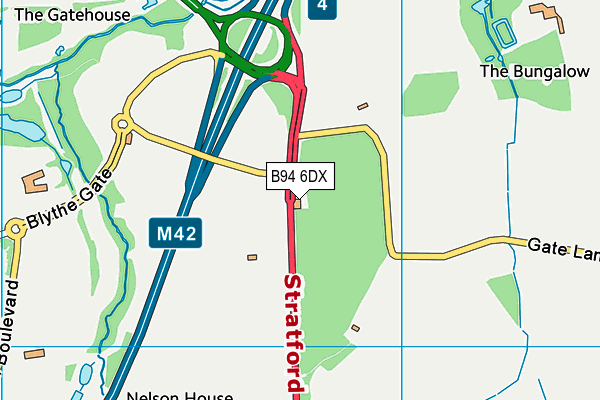 B94 6DX map - OS VectorMap District (Ordnance Survey) B94 6DX map - OS VectorMap District (Ordnance Survey)