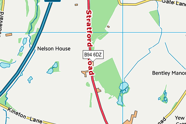 B94 6DZ map - OS VectorMap District (Ordnance Survey) B94 6DZ map - OS VectorMap District (Ordnance Survey)