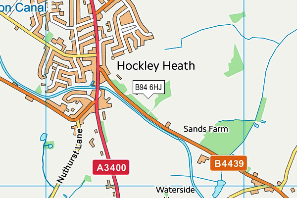 B94 6HJ map - OS VectorMap District (Ordnance Survey) B94 6HJ map - OS VectorMap District (Ordnance Survey)
