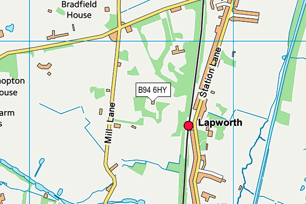 B94 6HY map - OS VectorMap District (Ordnance Survey) B94 6HY map - OS VectorMap District (Ordnance Survey)