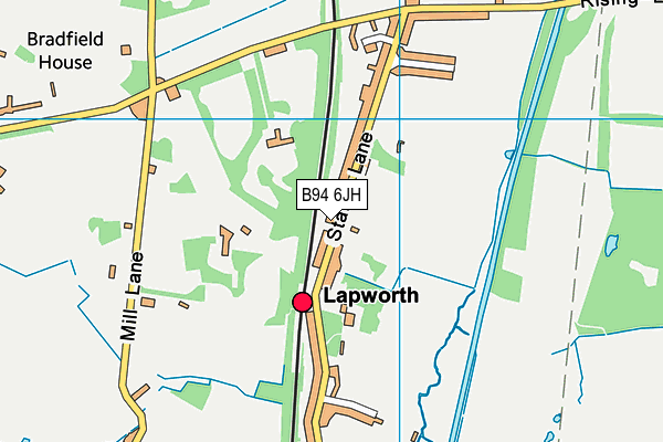 B94 6JH map - OS VectorMap District (Ordnance Survey) B94 6JH map - OS VectorMap District (Ordnance Survey)