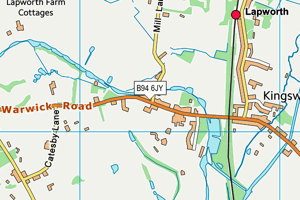 B94 6JY map - OS VectorMap District (Ordnance Survey) B94 6JY map - OS VectorMap District (Ordnance Survey)