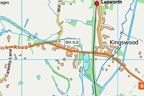 B94 6LB map - OS VectorMap District (Ordnance Survey) B94 6LB map - OS VectorMap District (Ordnance Survey)