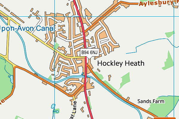 B94 6NJ map - OS VectorMap District (Ordnance Survey) B94 6NJ map - OS VectorMap District (Ordnance Survey)