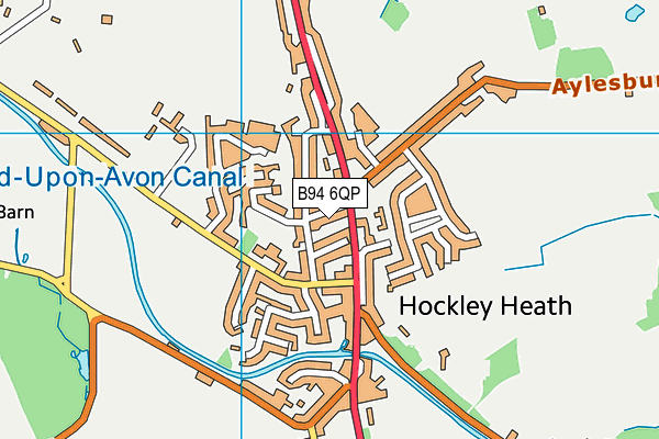 B94 6QP map - OS VectorMap District (Ordnance Survey) B94 6QP map - OS VectorMap District (Ordnance Survey)