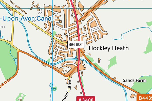 B94 6QT map - OS VectorMap District (Ordnance Survey) B94 6QT map - OS VectorMap District (Ordnance Survey)