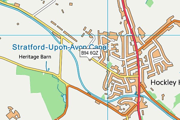 B94 6QZ map - OS VectorMap District (Ordnance Survey) B94 6QZ map - OS VectorMap District (Ordnance Survey)