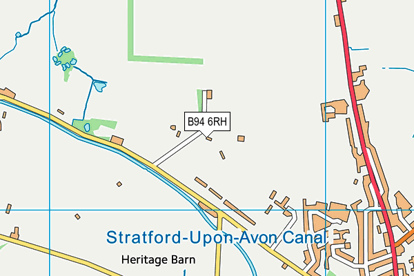 B94 6RH map - OS VectorMap District (Ordnance Survey) B94 6RH map - OS VectorMap District (Ordnance Survey)